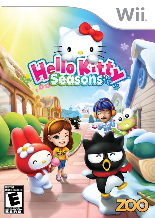 Hello Kitty Seasons box art for Wii